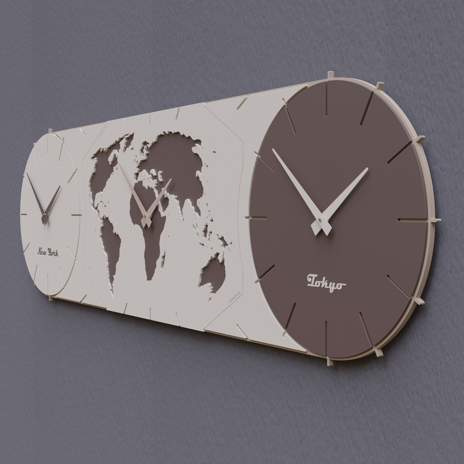 Time Master wall clock detail